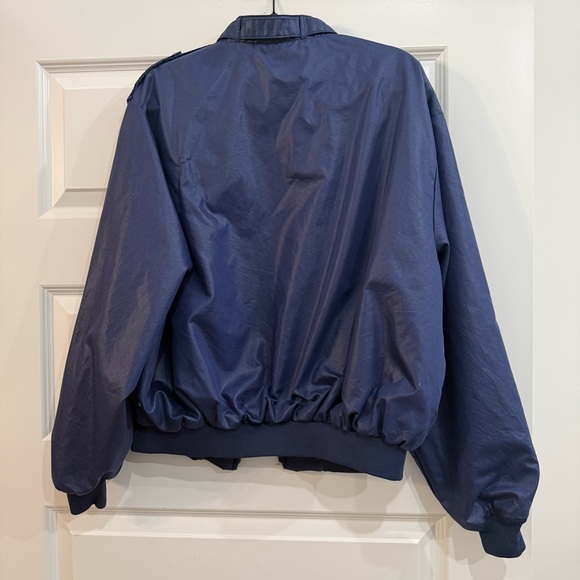 Vintage Chick-fil-A King Louie Pro Fit Jacket Navy Blue XL Made in USA Bomber - Picture 8 of 8